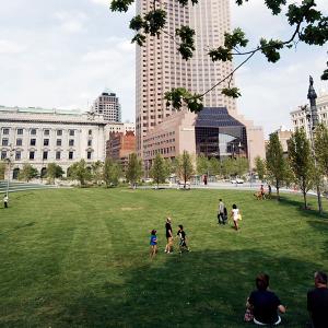 Photo of Cleveland's outdoor Public Square